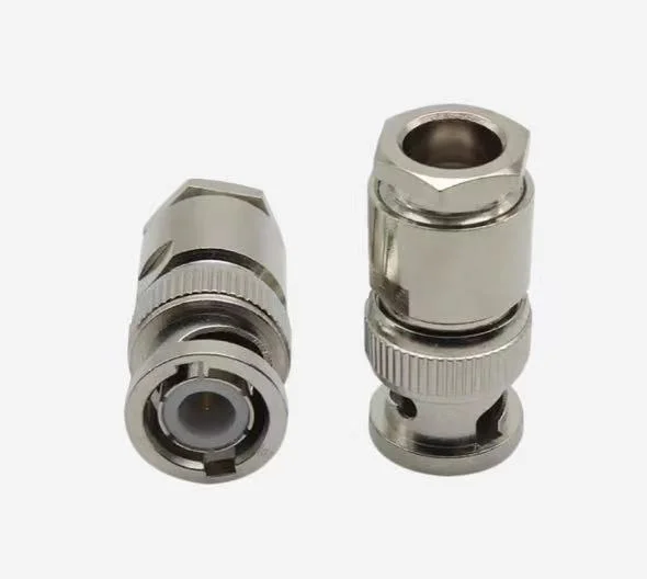 Weld-Free BNC Video Connector, Weld-Free Q9 Surveillance Camera Fittings Connector, BNC Straight Cable Connector