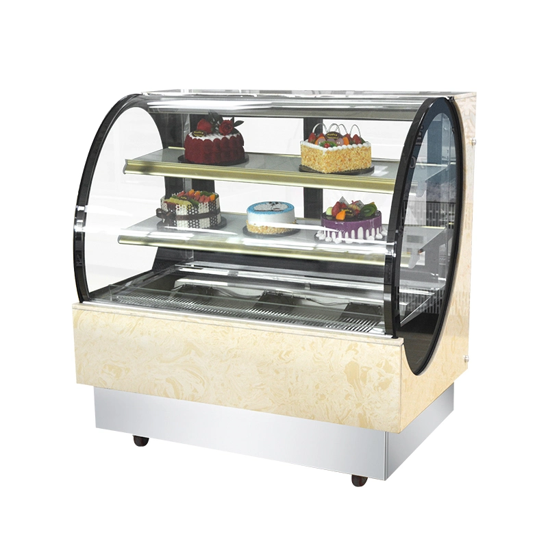 Vitrina expositor refrigerado para tartas de panadería/pastelería/refrigerador refrigerador para pastelería para el precio