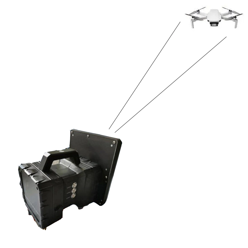 High Precision Battery Capacity Long Endurance 2000m Interference Distance Signal Jammer Drone Gun