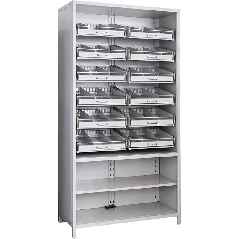 Stainless Steel Medicine Adjustable Component Pharmacy Shelf