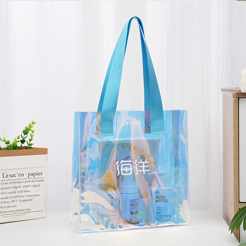 Wholesale/Supplier High-Capacity TPU Shopping Bag Laser Shoulder Bag