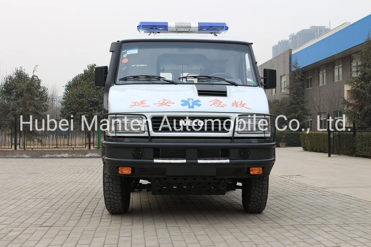 I-Veco Cheap Emergency Transport Ambulance Vehicle Monitoring Medical ICU Ambulance Car Price for Sale