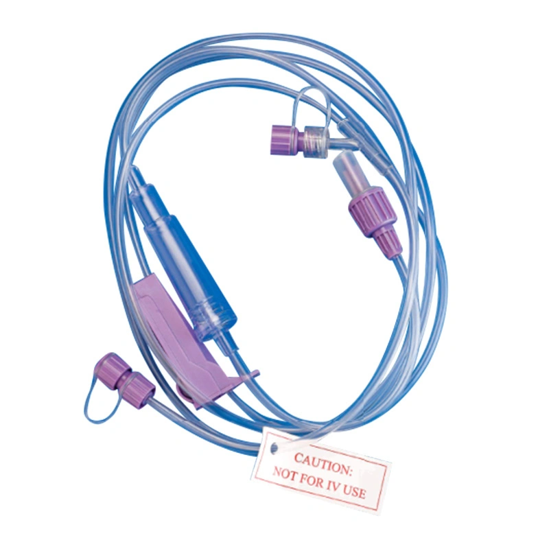 المعدات الطبية Enfit Adult Use Human Feed Bag Enteral Tube مجموعة أكياس الطعام الخاصة بوضع مجموعة أكياس الطعام Enteral