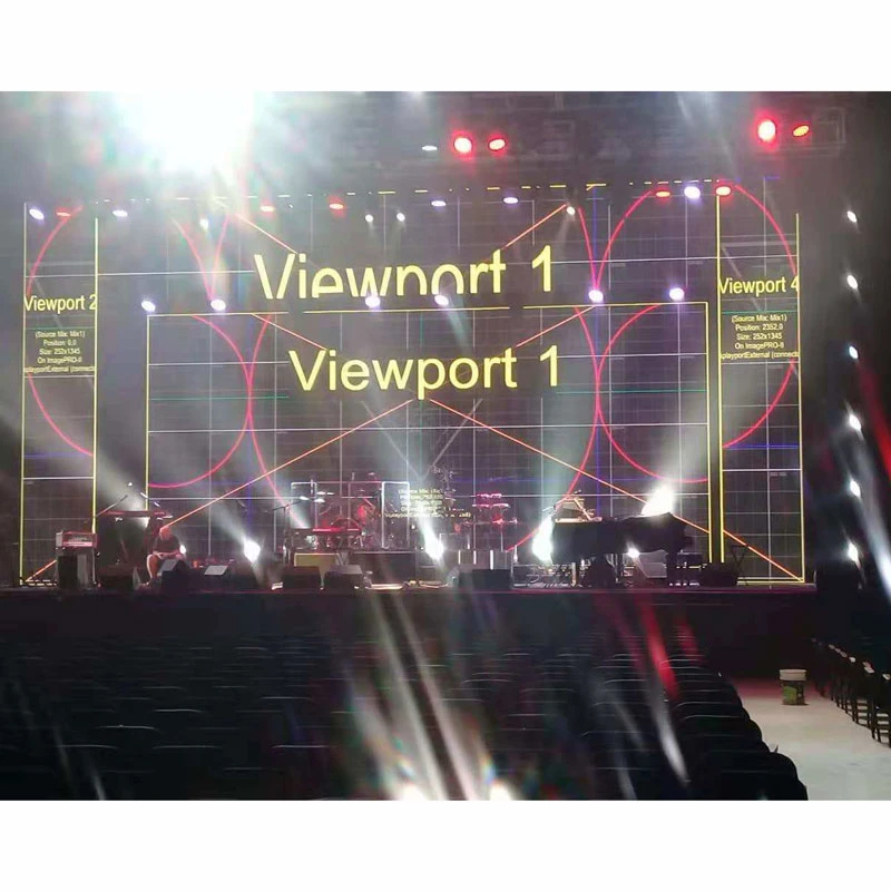 P2.976 Flat Curve Video Full Color HD Rental Advertising LED Flat TV Display Screen Panel