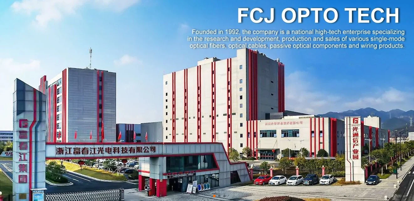 Fcj Gyfxy fabricante de cabos de fibra óptica para exterior ASU Aerial Fibre Cabo óptico