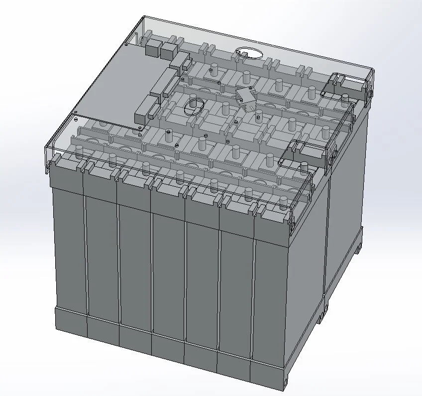 وحدة السيارة Lithium Ion High Power NCM بنظام التشغيل Lithium Ion ذات دورة الحياة الطويلة WS-Ncm120ah-3.7 فولت البطارية