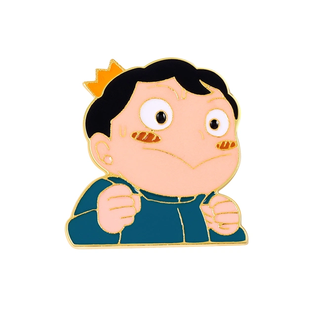 Ranking personalizado de reis os pinos do esmalte jóias Dom para filhos de Anime Broches Cartoon Bonitinha Badge