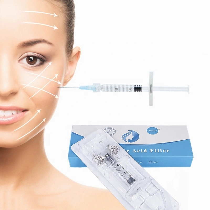 Sichere Gesichtsbehandlung Schönheit Natrium Hyaluronat Säure 2ml Ha Derma Filler Injektion