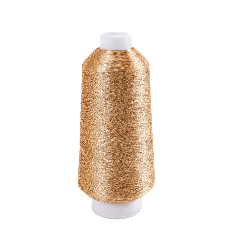 Pakistan Popular Colors Metallic Yarn Ms Type Polyester Yarn Embroidery Thread