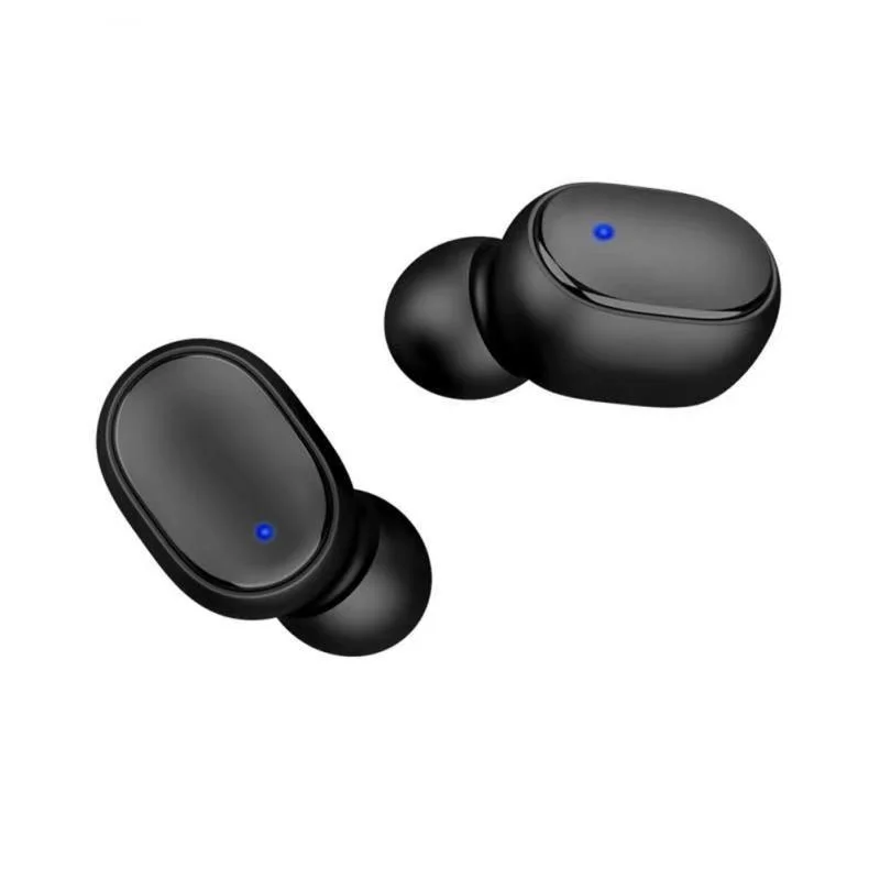 in-Ear Binaural Support Music Black Bluetooth 5.0 Wireless Headphones for Mobile Phones