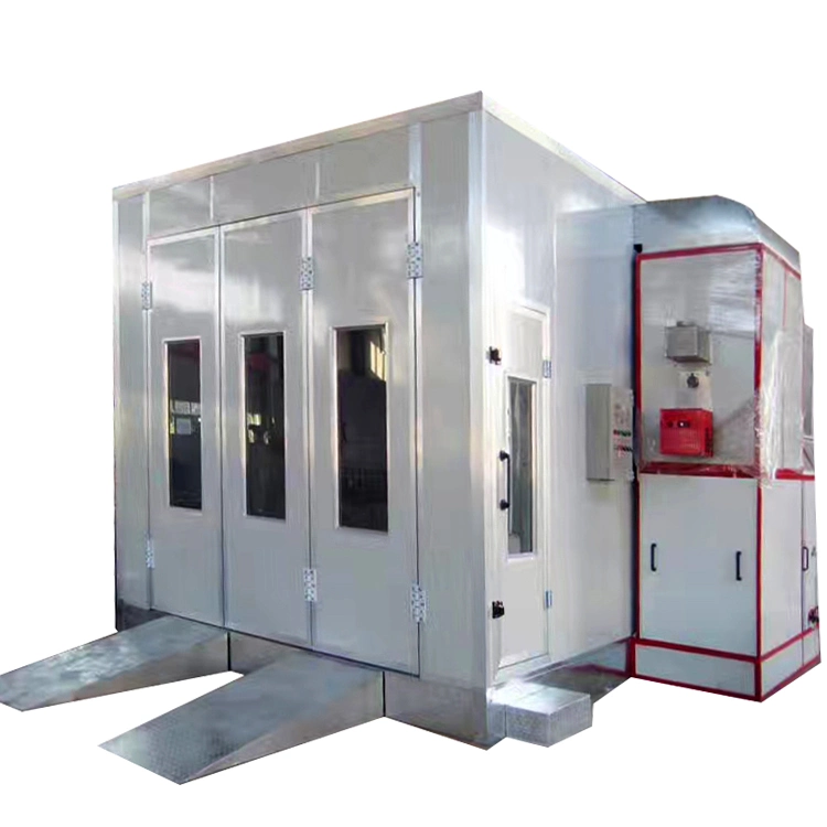 Hongyuan China Direct Factory Luxury Type Automotive Paint Spray Booth with Oil Diesel Burner