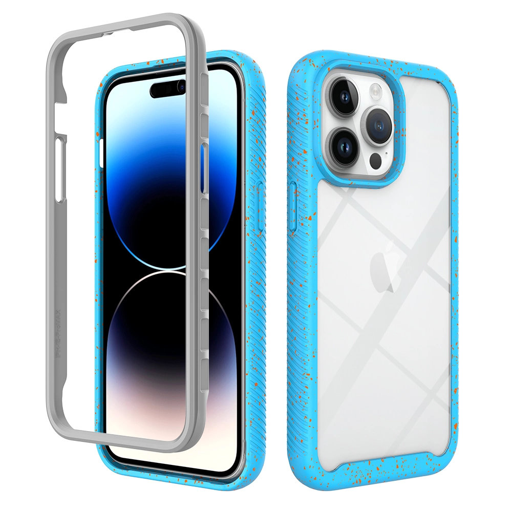 Star Shockproof Case with Frame Dots Design for iPhone 15 PRO Max