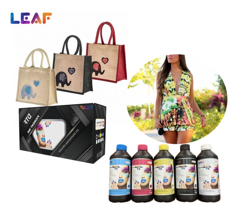 Leaf Digital Bottle, Carton 1kg/5kg/Bottle Watermark Price Dtf Printing Ink Factory Lf-Pb470