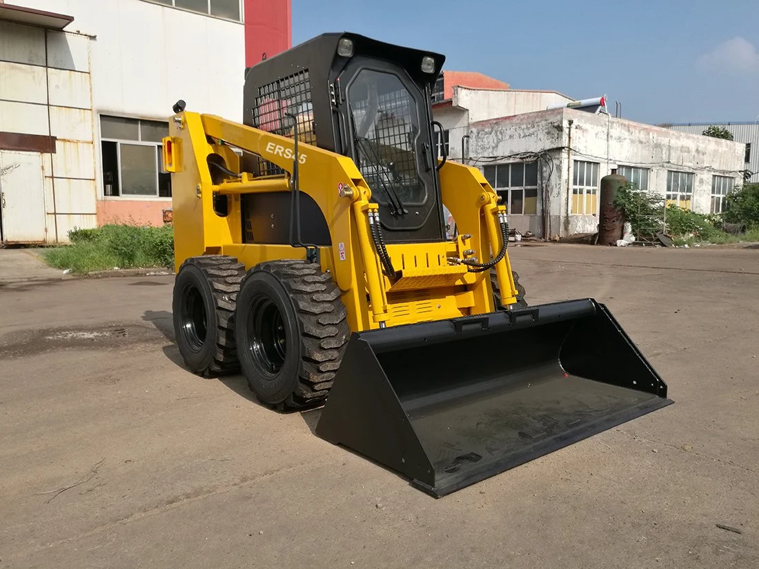 Everun Ers45 700kg CE EPA New Construction Machines Micro Mini Skid Steer Loader