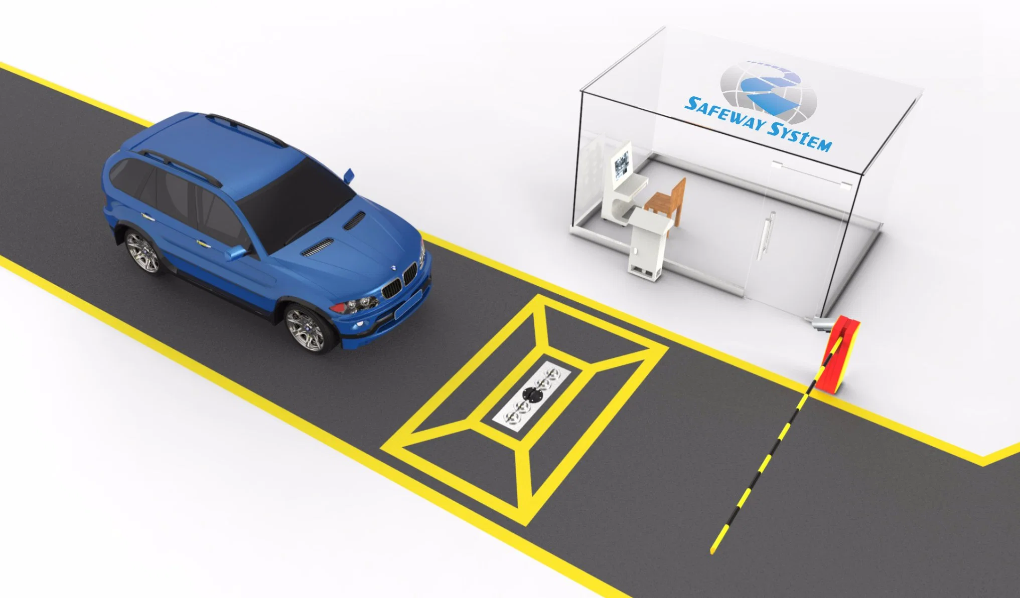 Security Products Safeway System-Uvss- Under Vehicle Scanner