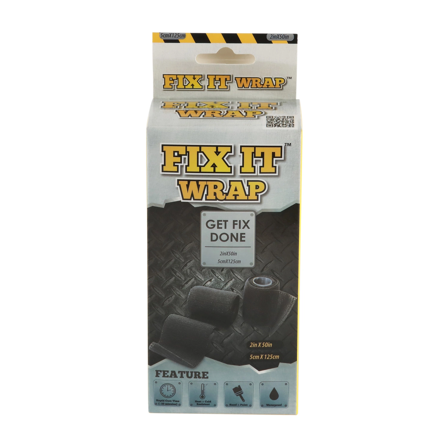 Black/ White Fiberglass Fix Repair Multiple Fiber Repair Water Activated Wrap Tape