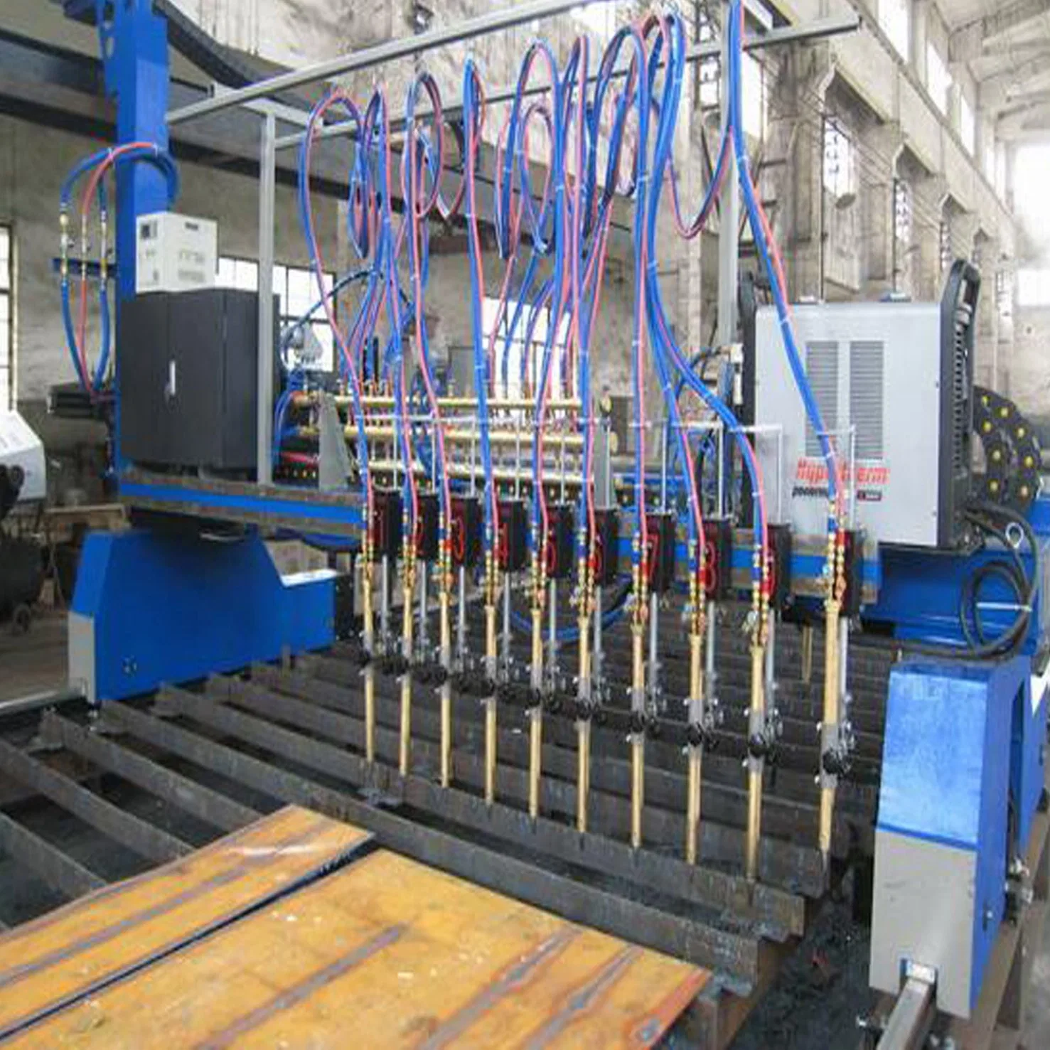 Heavy Duty Gantry CNC Machine Cutting Tools with Plasma and Oxy Fuel for Metal
