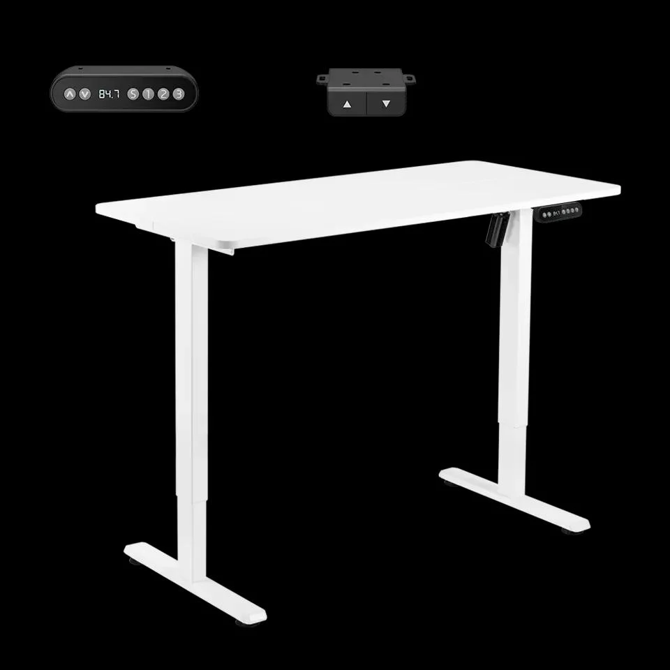 Großhandel/Lieferant Fabrik OEM Quick Install Einstellbare Höhe schwarzen Sit Stand Up Economy Electric Gaming Single Motor Standing Office Computer Desk Mit Spleißbrett