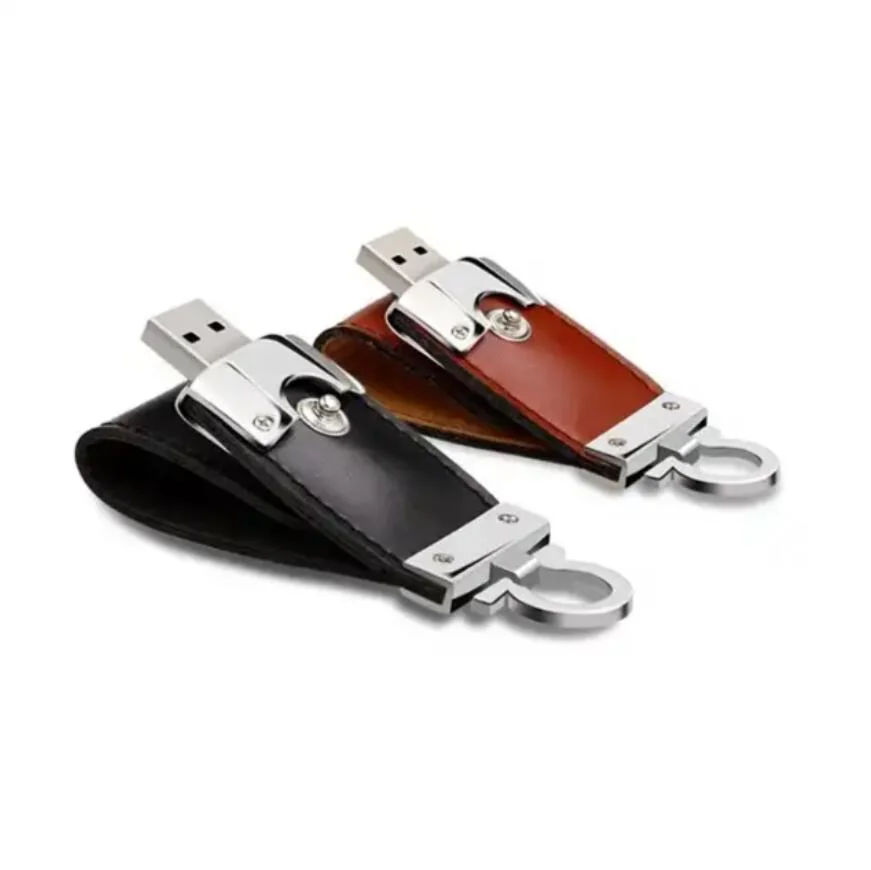 Promotional OEM Leather USB Flash Drive