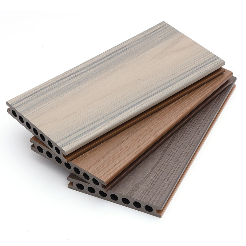 أرضية خشبية بلاستيكية أرضية مغطاة بالخشب في الهواء الطلق أرضية من الخشب