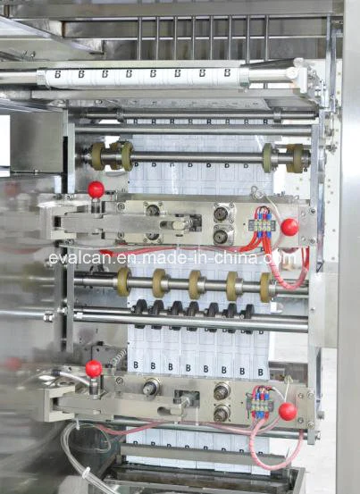 Los cuatro lados de la bolsita sellada de cuidado del cabello de la bolsa de relleno de crema de la máquina de embalaje