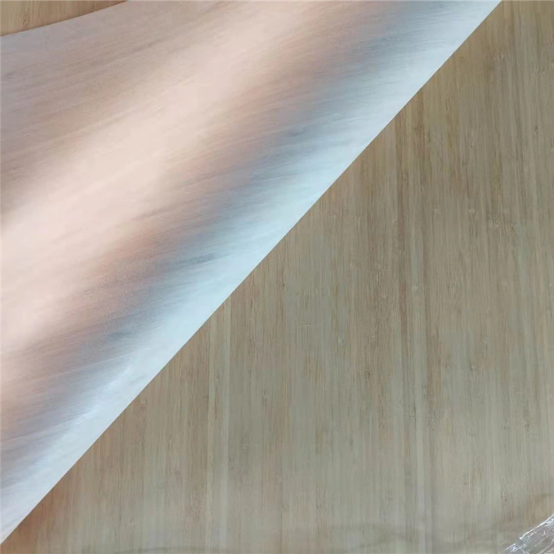 Chapa de bambú para el panel de pared Material de Construcción Ecológica de la superficie de muebles