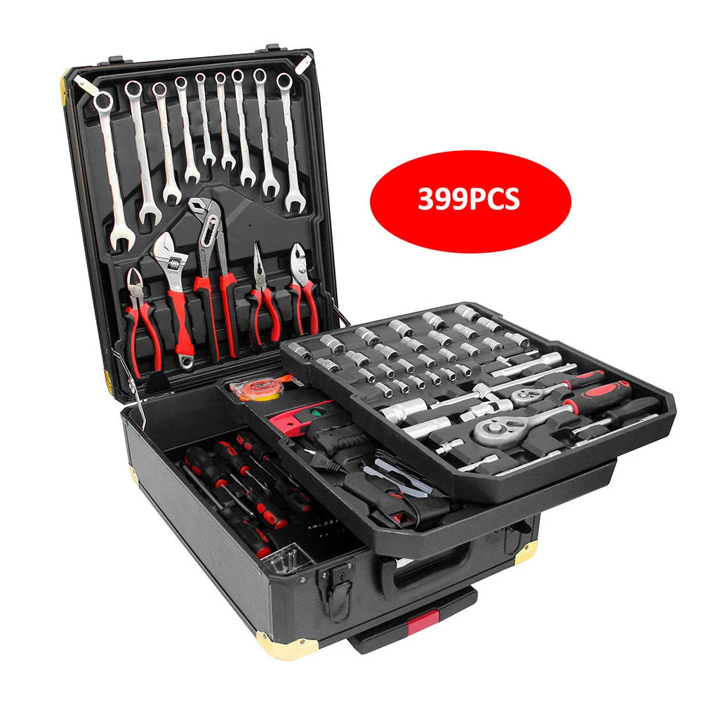 399 PCS Herramienta Automotrices Suitcase Keyes Tools Set Auto Mechanics Tools