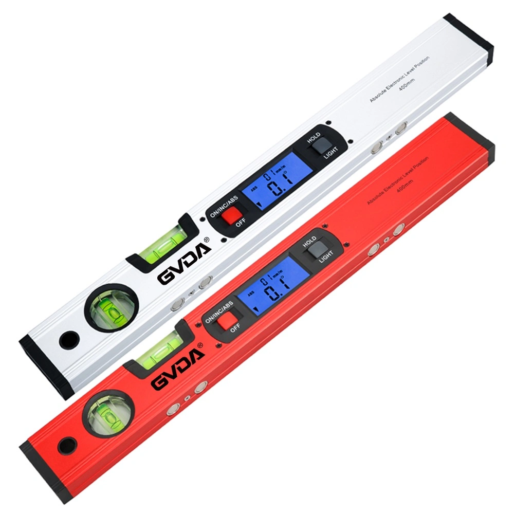 Professional Aluminium Magnetic Digital Electronic Level with Larger LCD Display and Backlights