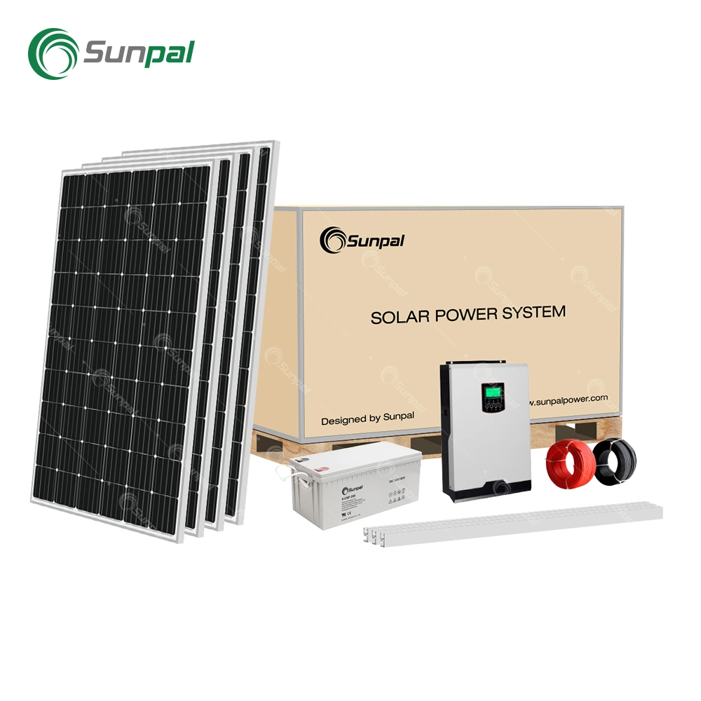 Sunpal 48 voltios CC a 230 Voltios AC Híbrido solar inversores 3 KVA 5 Kva fuera de la red inversor con Kit de cargador para el hogar