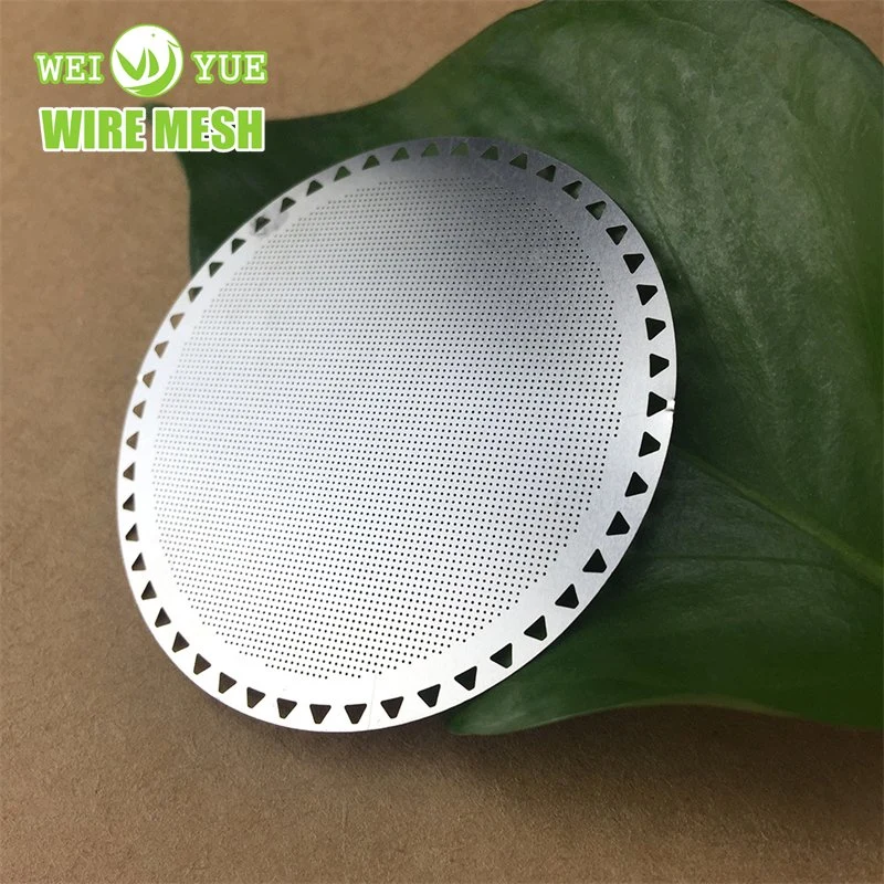 Stainless Steel 304 Material Ultra-Thin and Ultra-Fine Hole Etched Metal Mesh Can Be Customized Shape Air Conditioning Decorative Microporous Mesh