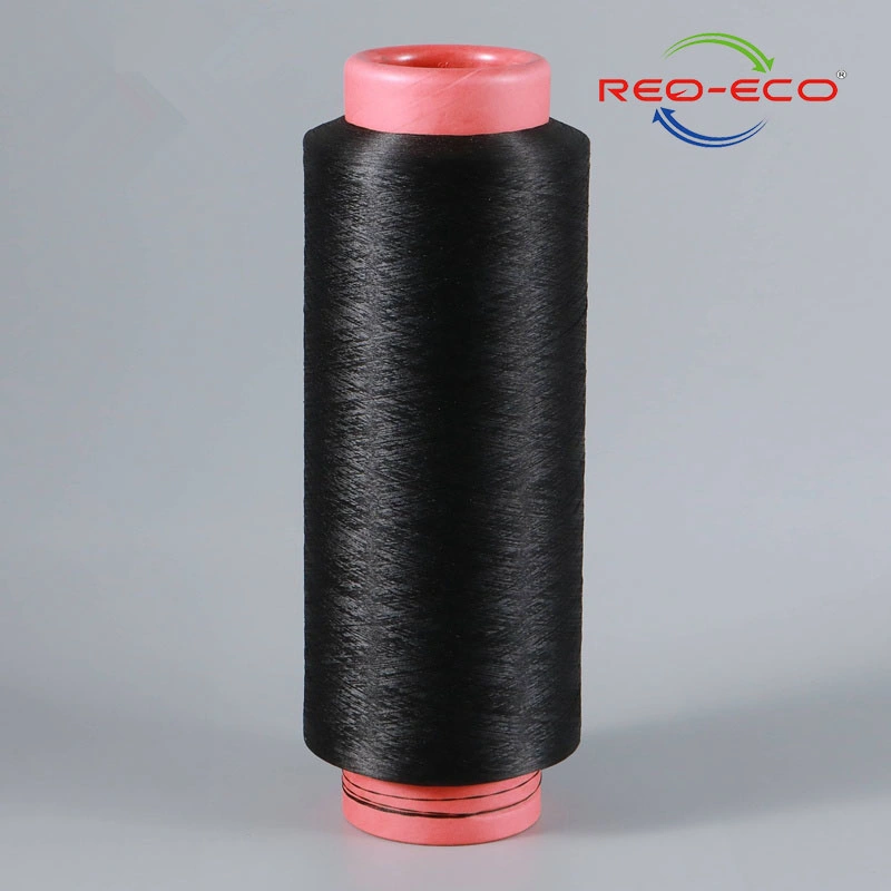 Multi-Ply Recycled 100% Polyester Semi-Dull Spun Yarn for Weaving