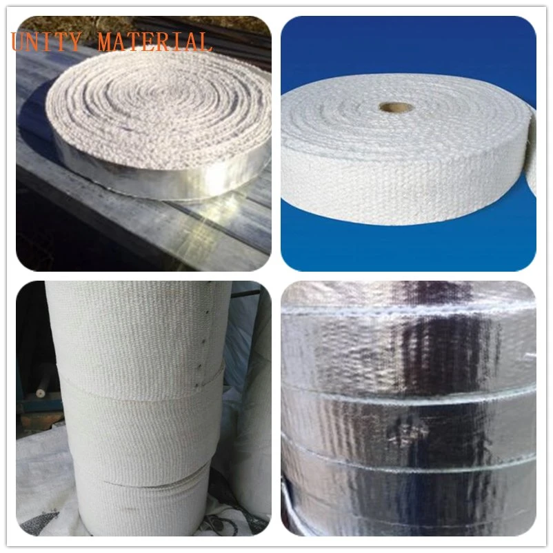 High Temperature Ceramic Fiber Tape Textiles for Wrapping Gas Pipe