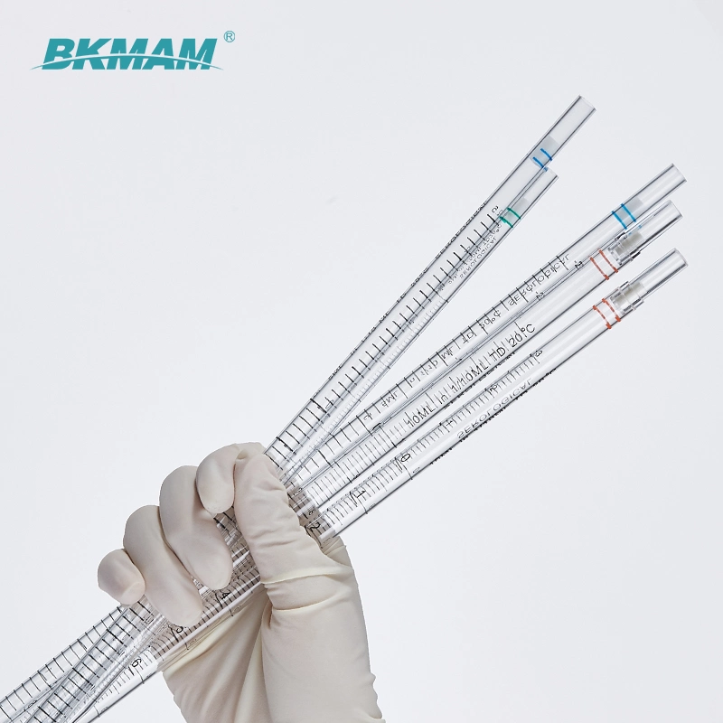 Graduated Serological Pipette Sterile Serological Pipette Individual Package, with Filter, Standard Length, Laboratory Grade with CE FDA and ISO Certifications