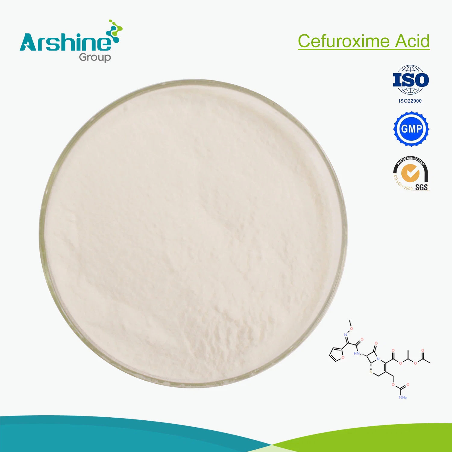 High Purity Pharmaceutical Intermediates CAS 55268-75-2 Cefuroxime Acid