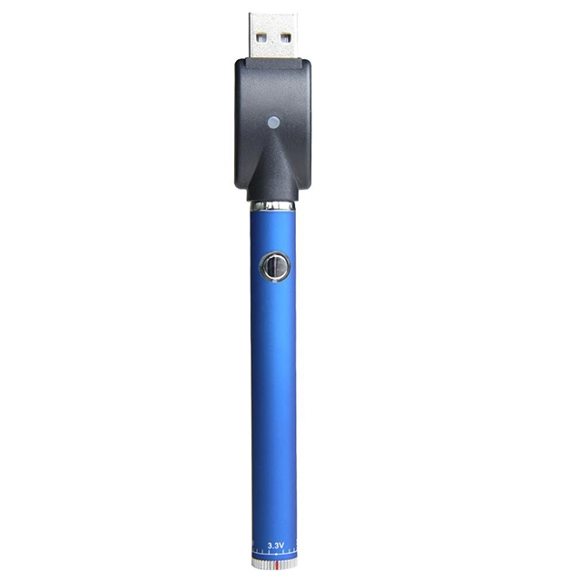 Luckee Blue Vape Rechargeable Vape Battery Vape Pen Bottom USB Charger Port