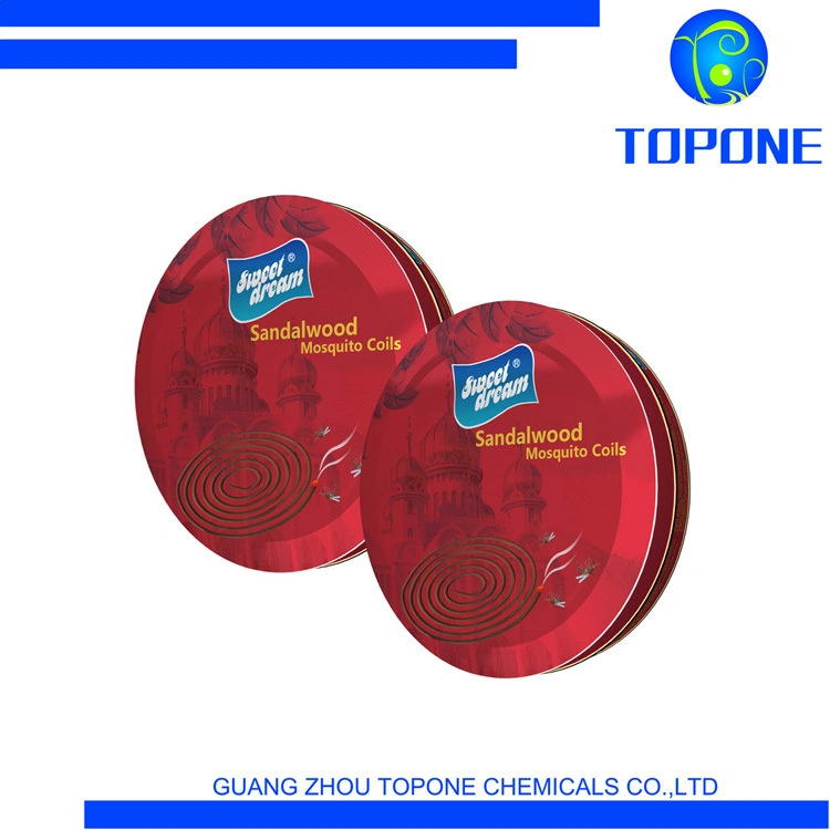 China Topone Marca Sandalwood 90 mm repelente de mosquitos bobina