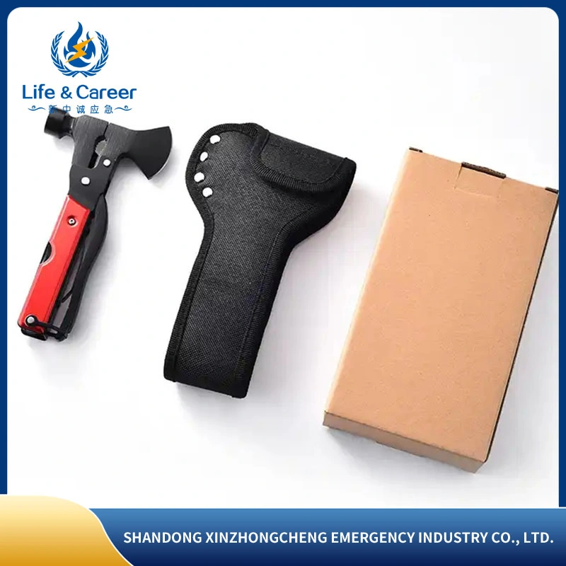 Mini 16-in-1 Multitool Portable Emergency Escape Axe Hammer Outdoor Survival Kit