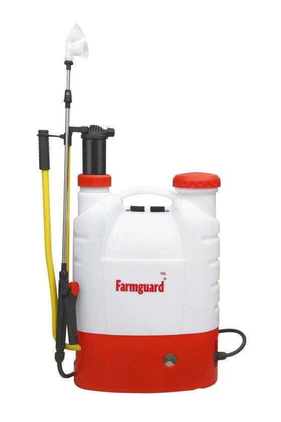 18L 2-in-1 Farming and Gardening Battery and Hand Operated Backpack Sprayer