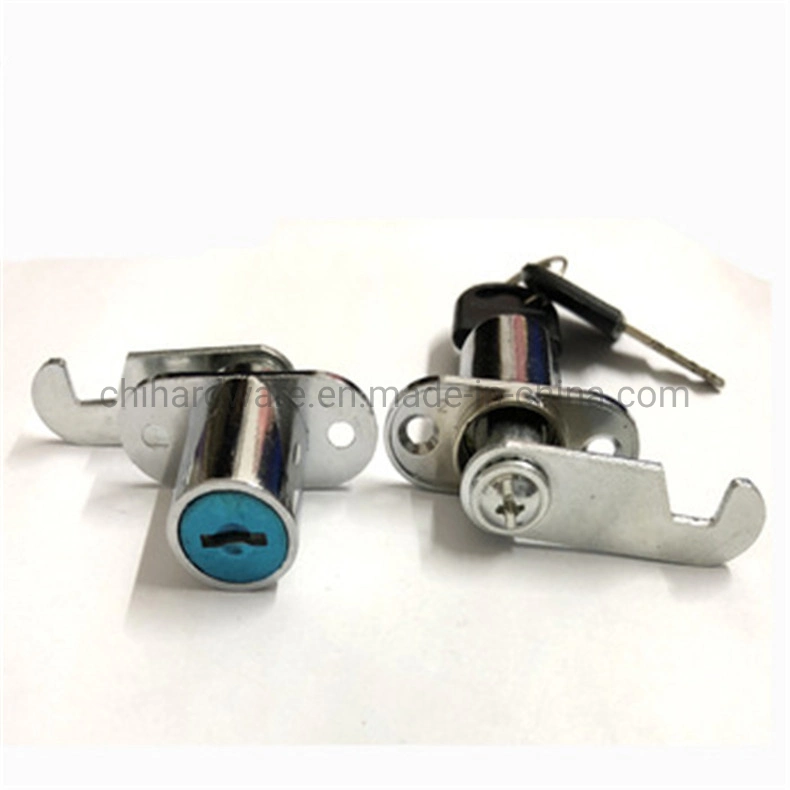 Zinc Alloy Chrome Plated Tubular Cam Lock Key Covers Triangular Cam Lock