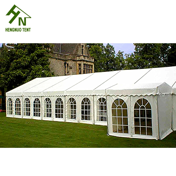 Personalizar la boda carpa carpa permanente con la Iglesia ventanas claras