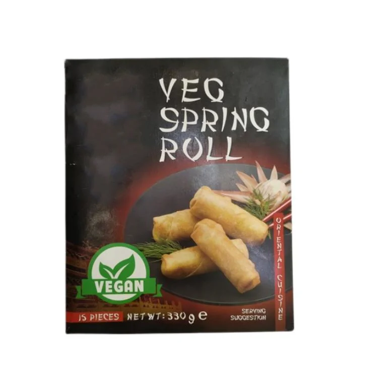 Wheatsun comida deliciosa vietnamita congelado Casa vegetal pequeno Vegan Primavera Massa de envolvedor de rolos