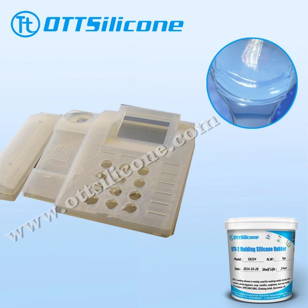 40 Shore a Transparent Molding Liquid Platinum Cured Silicone for Rapid Prototyping