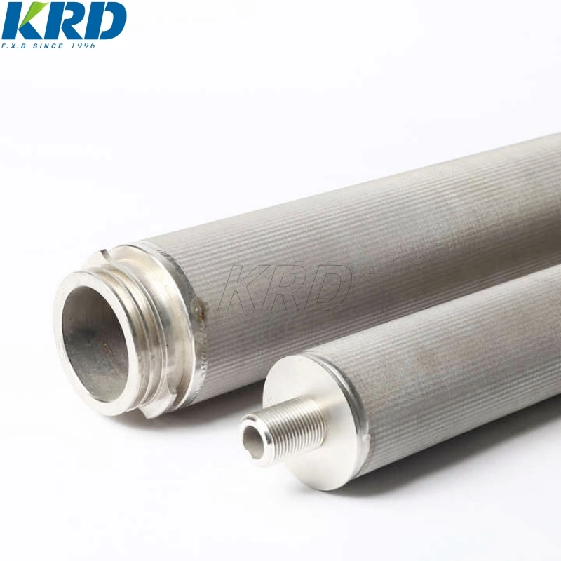 Krd Competitive Price Alternative Oil Filter Metal Sintered Filter Element