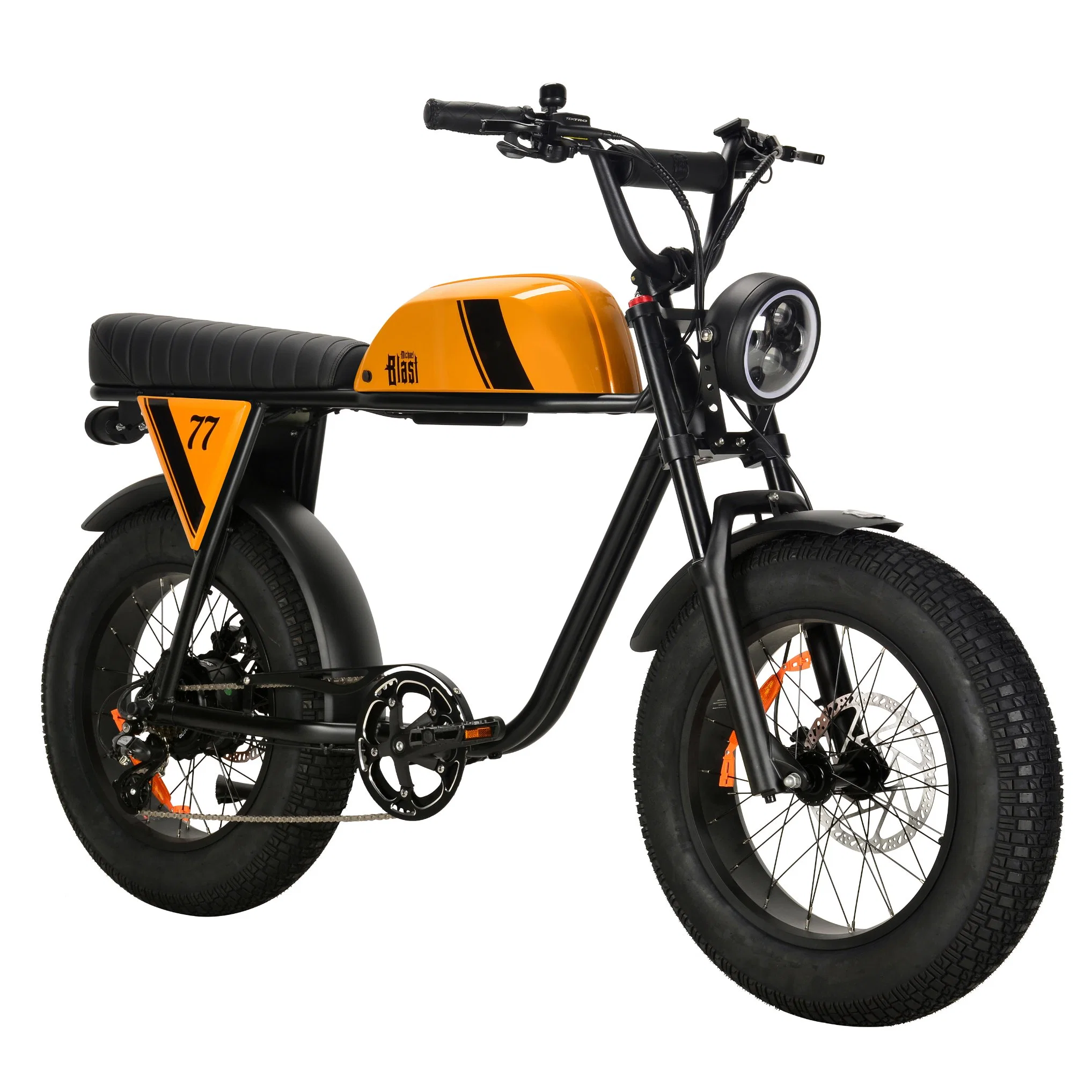 FAT tire 750W option double batterie siège long pour 2 Personnes cyclomoteur électrique