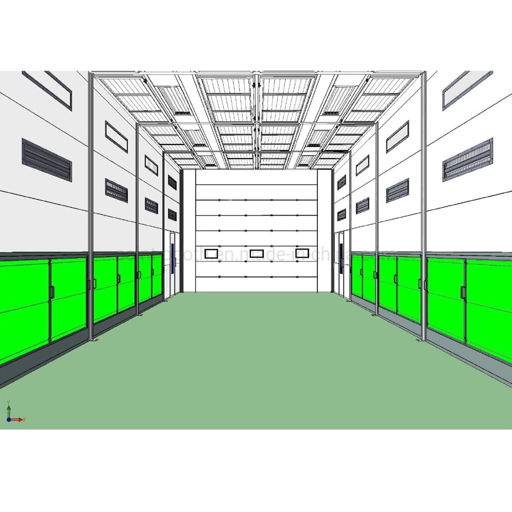 Bus Paint Booth Bus Spray Booths Truck Paint Spray Booth with Gas Burner