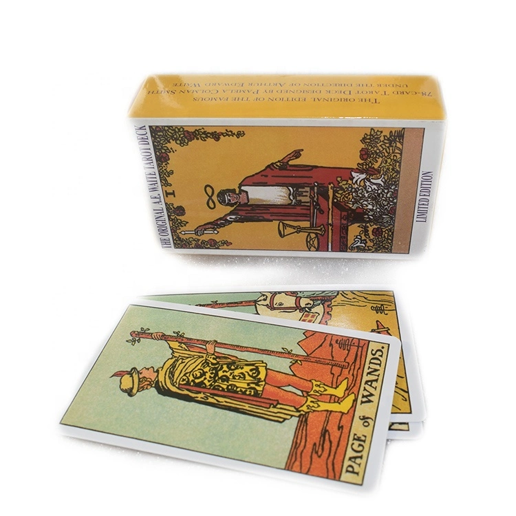 7pcS Tarot Deck Cards النسخة الإنجليزية في المستقبل يقول فورتشن ألعاب البطاقات
