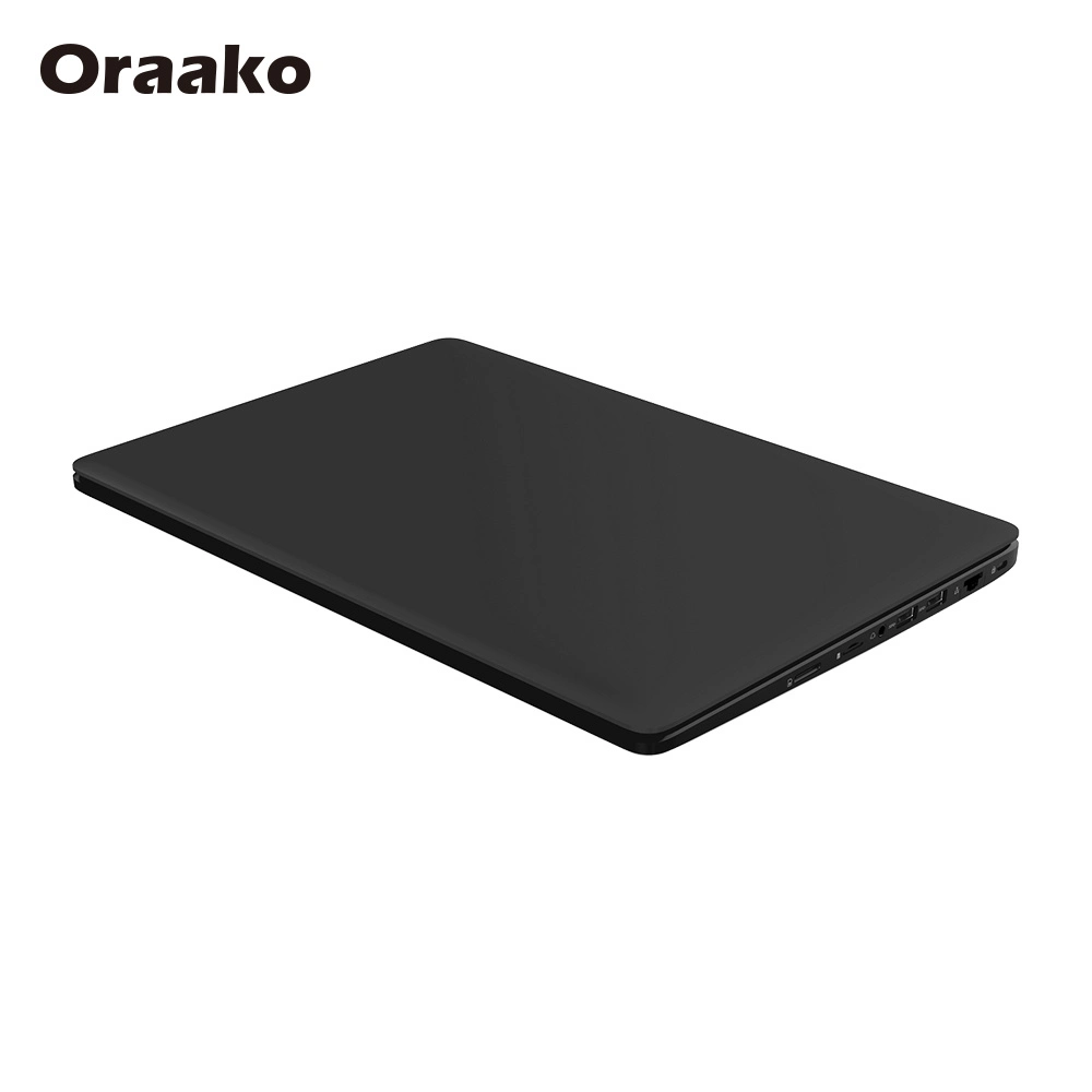 Popular Oraako Mini Laptop de 14,1 pulgadas 1920*1080 UHD ordenador portátil en casa de la escuela de la Oficina de portátiles de plástico nuevo Notebook