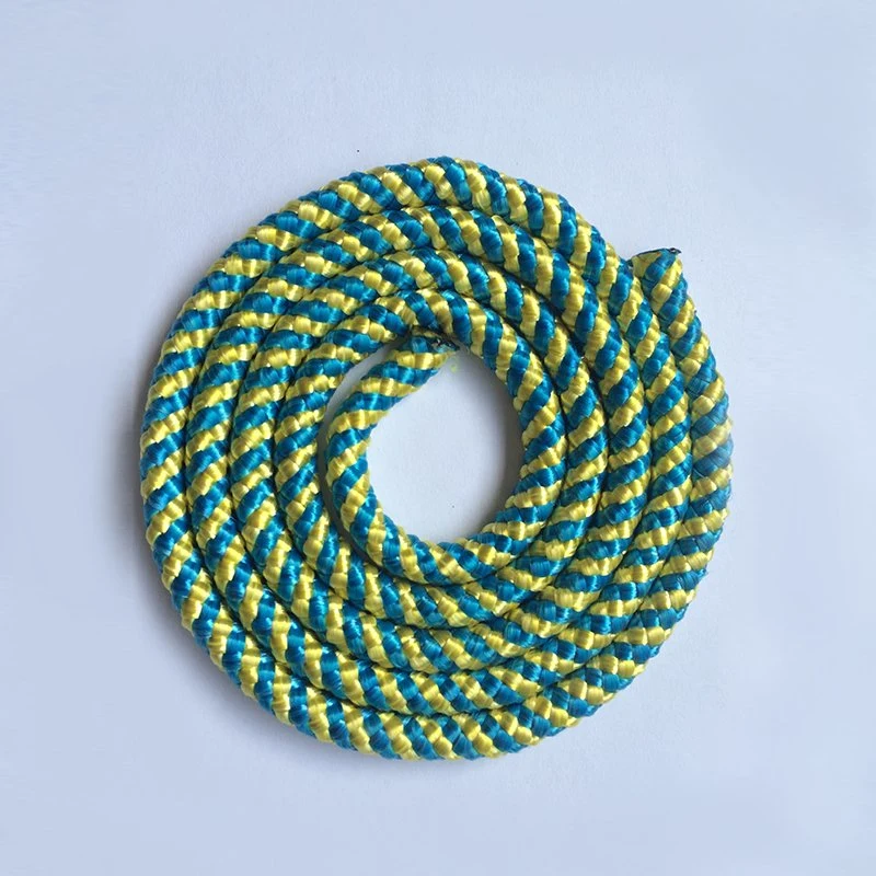 Customized 6mm Colorful Braided Flat Nylon/PP/Polyester/Parachute Rope