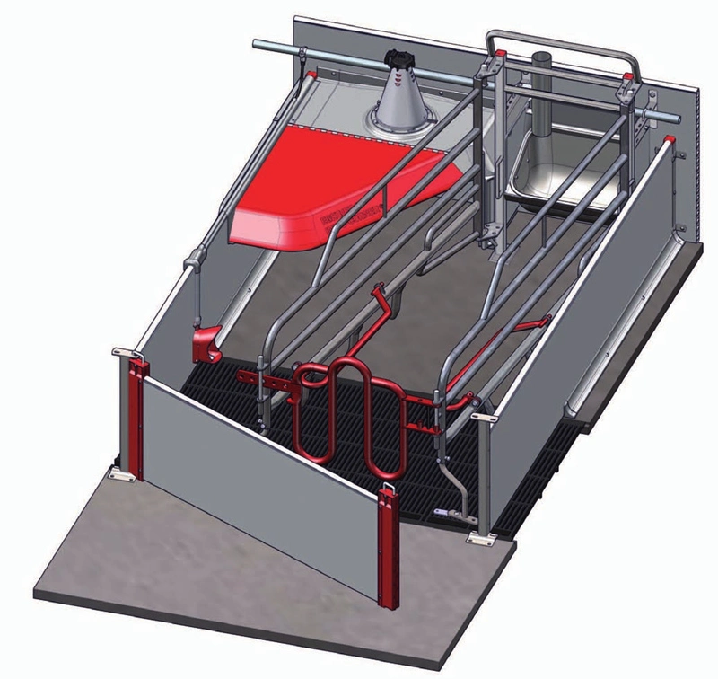 Equipamento de suinocultura/Parição Crate Design/Parição gaiolas para venda