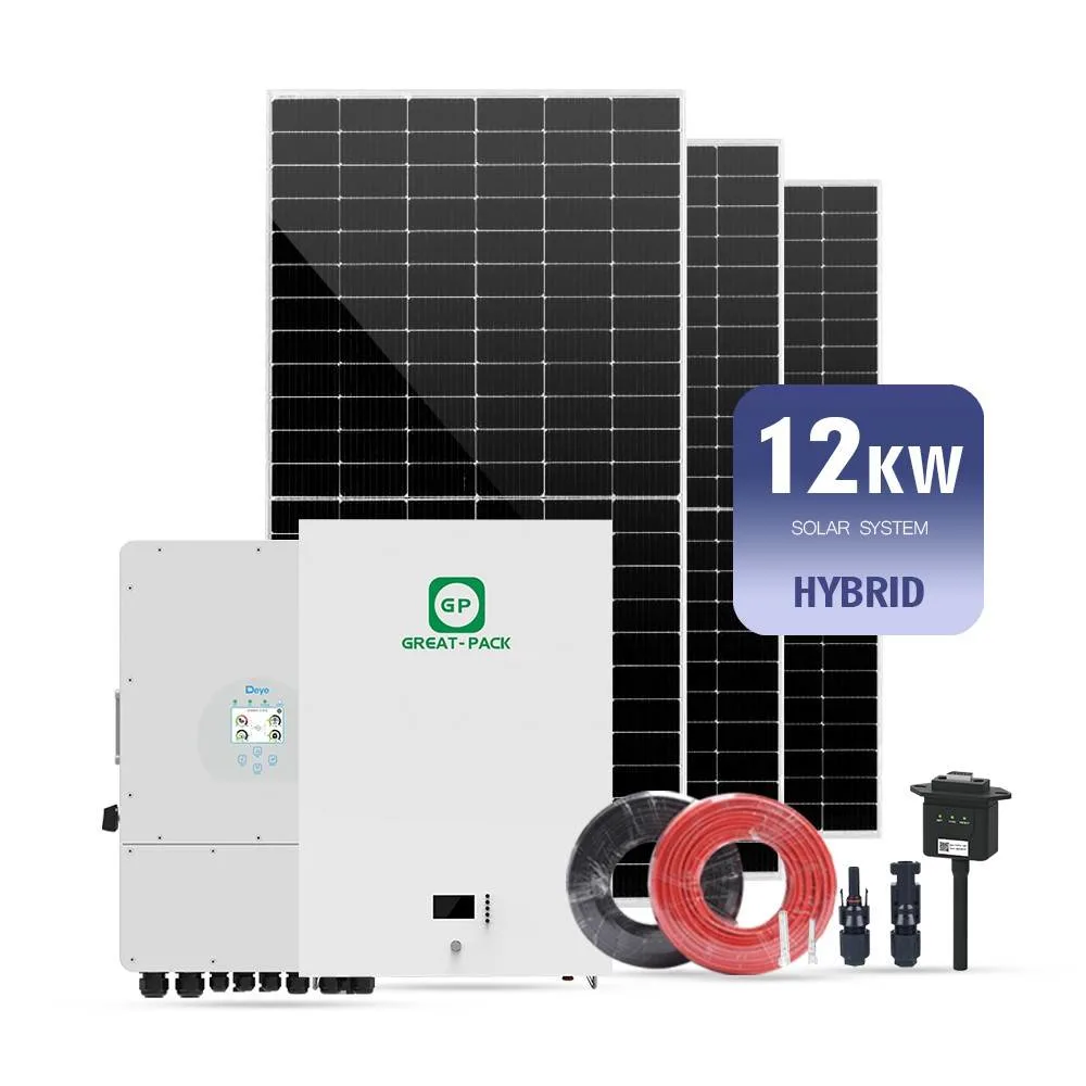 sistema de energia solar híbrida de 8 kw e 12 kW com 12 kW